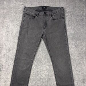 Paige Men’s Slim Fit Jeans Size 32x28 Gray Wash Stretch Denim